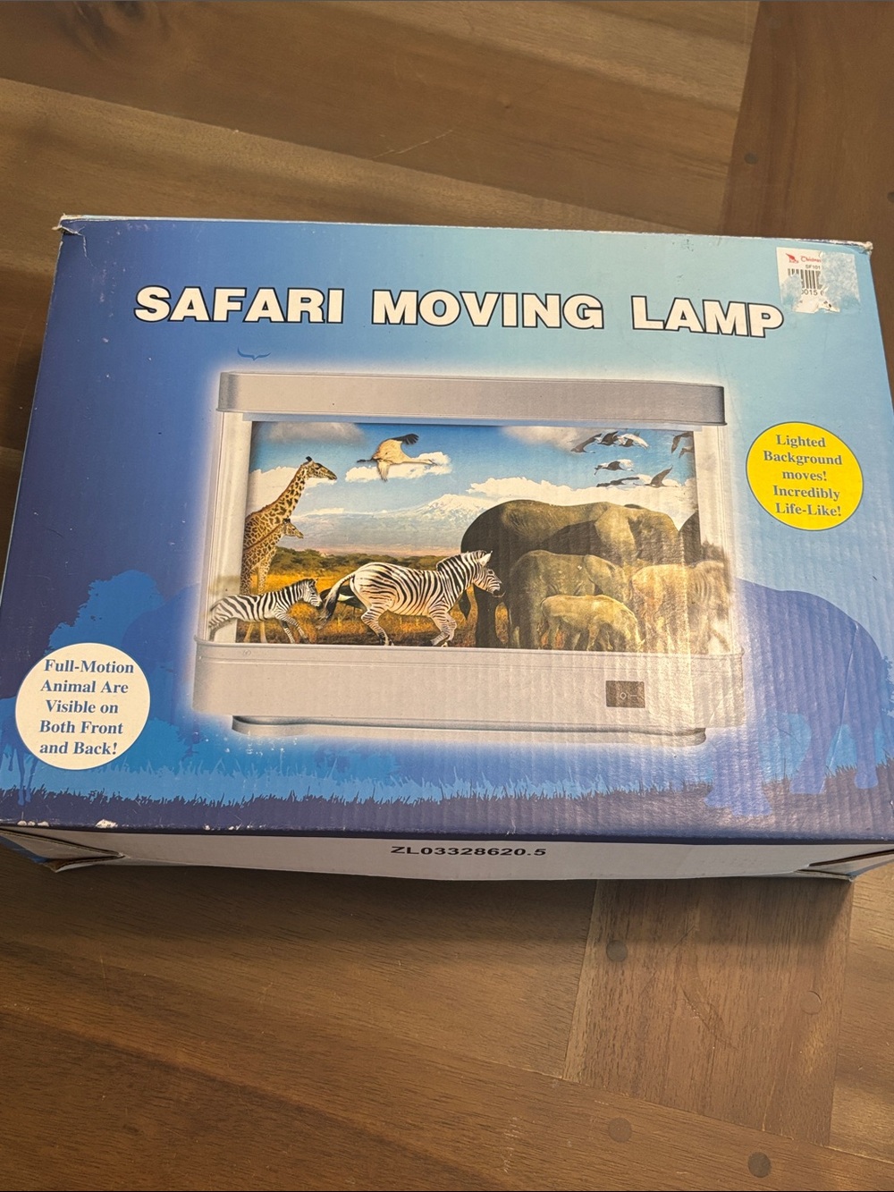 Rotating Safari Animal Night Lamp